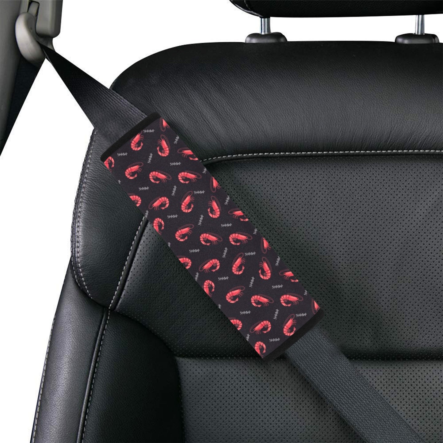 Shrimp Print Design LKS302 Car Seat Belt Cover