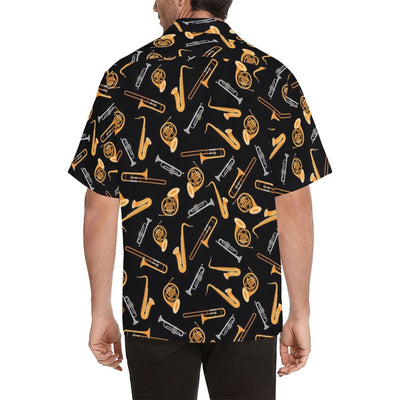 Saxophone Print Design LKS403 Men's Men's Hawaiian Shirt