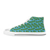 Zucchini Print Design LKS301 Men's High Top Canvas Shoes