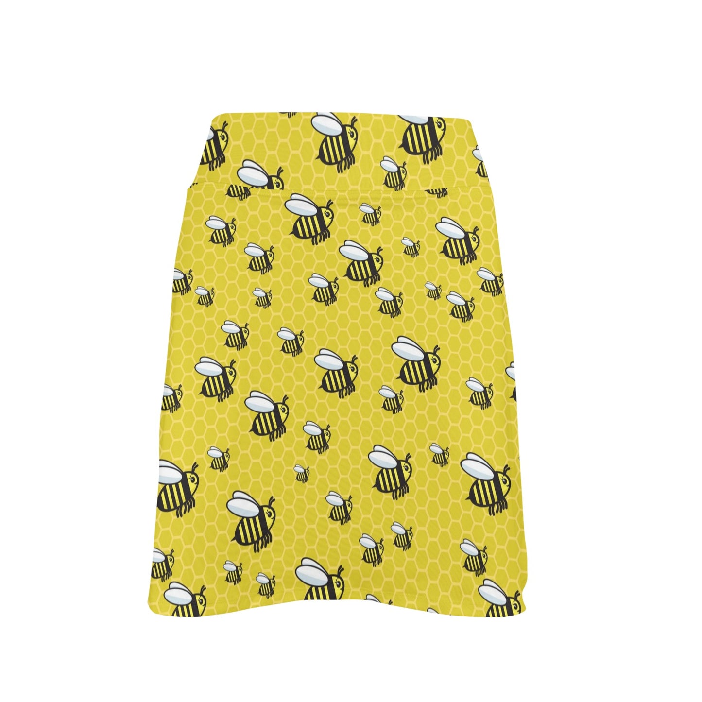Bee Cute Print Design LKS308 17" Golf & Pickleball Skort with Pockets