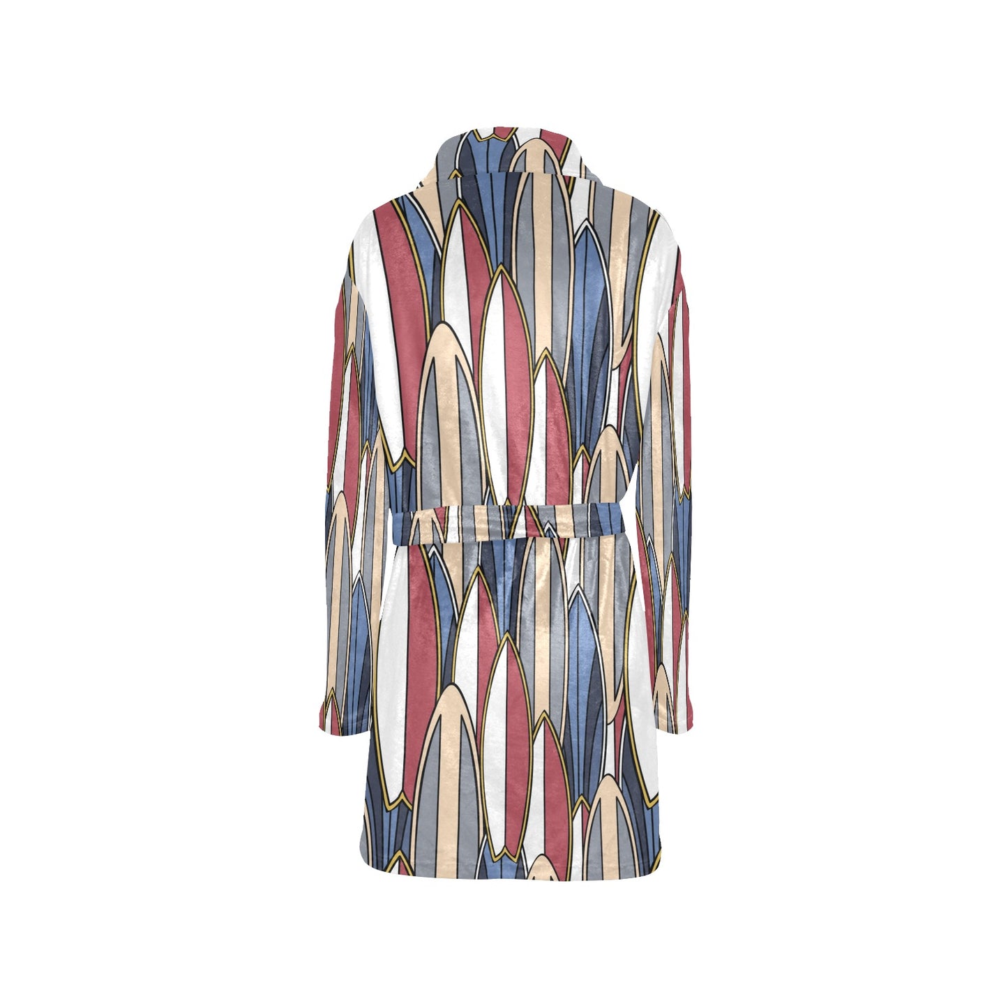 Surf board Pattern Women's Fleece Robe