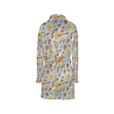 Hippie Print Design LKS306 Women's Fleece Robe