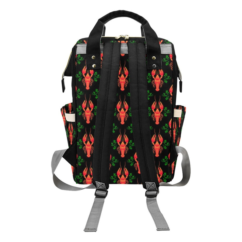 Lobster Print Design LKS403 Diaper Bag Backpack