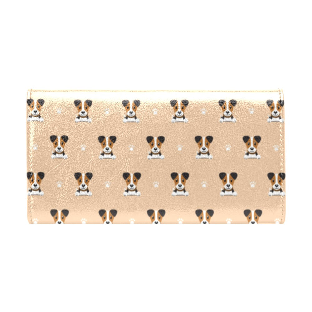 Russell Terriers Print Design LKS3011 Women's Trifold Wallet