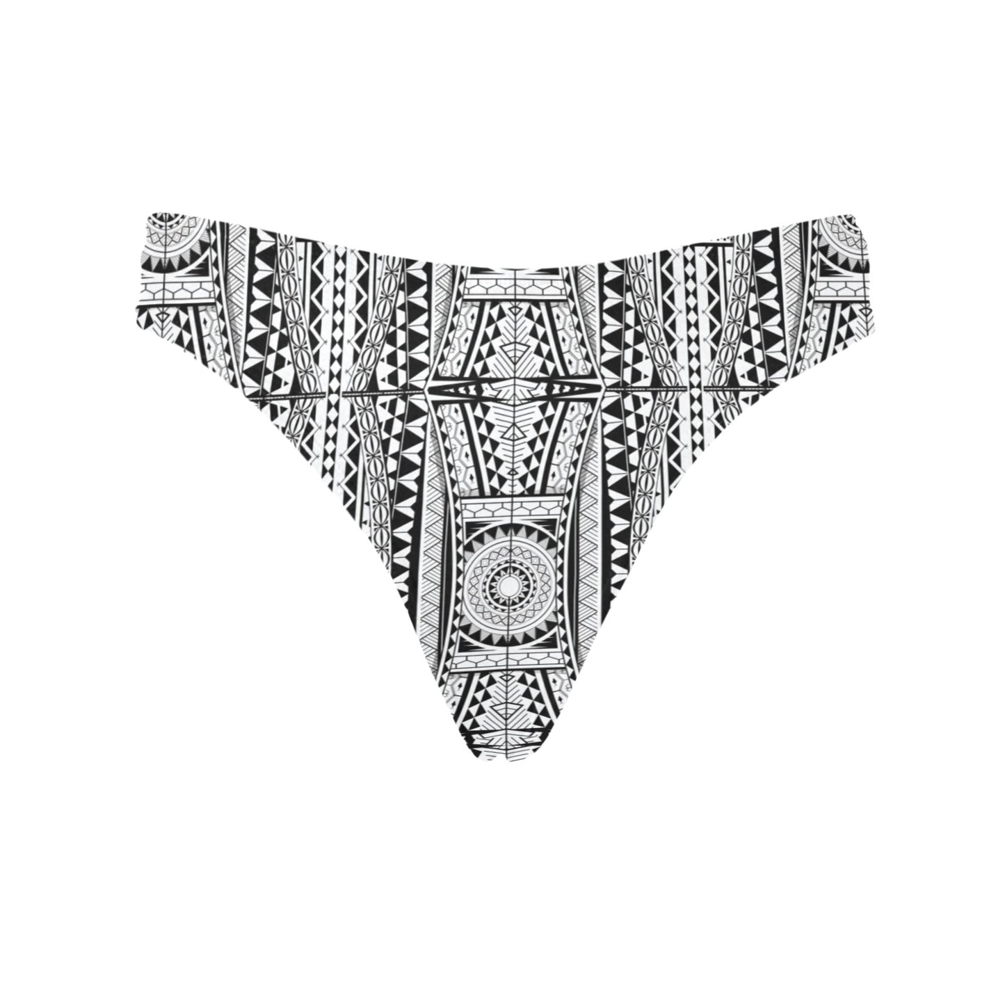 Polynesian Tattoo Design Women's Thongs