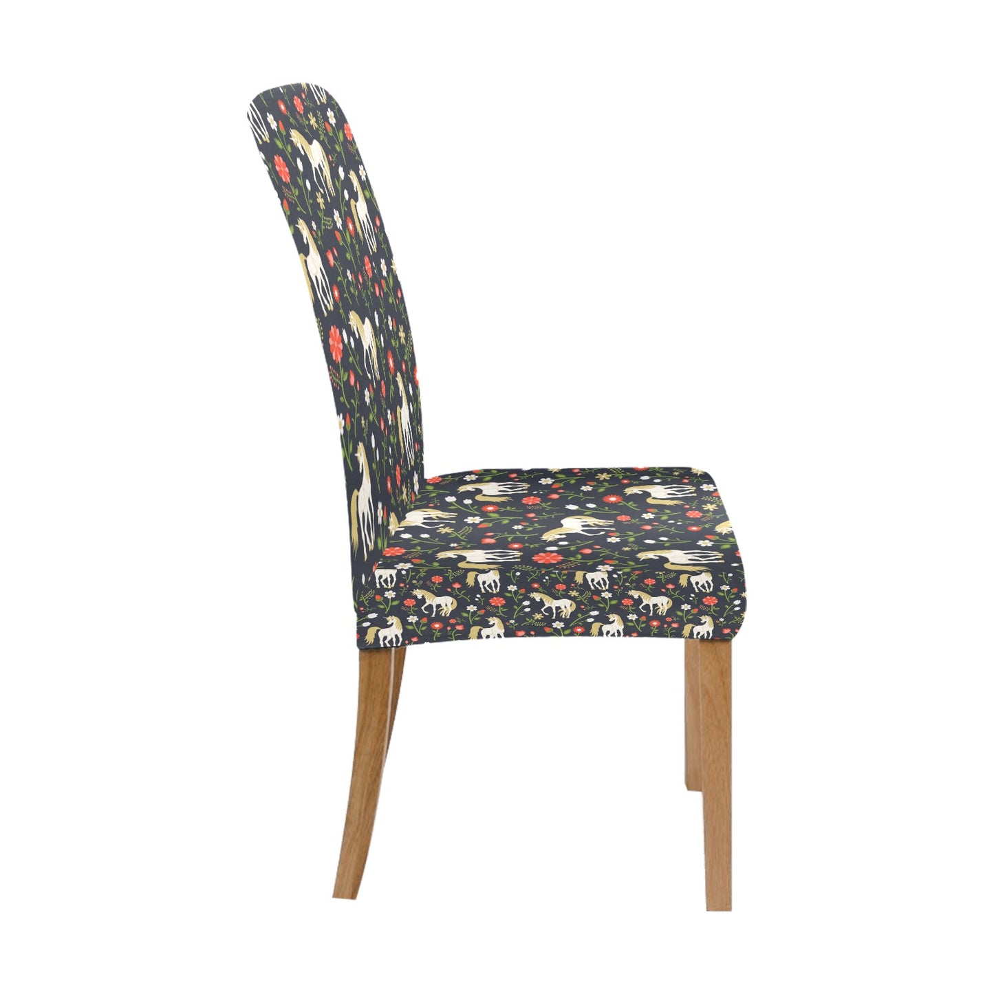 Unicorn Print Design LKS301 Dining Chair Slipcover