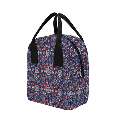 Suzani Print Design LKS305 Insulated Lunch Bag