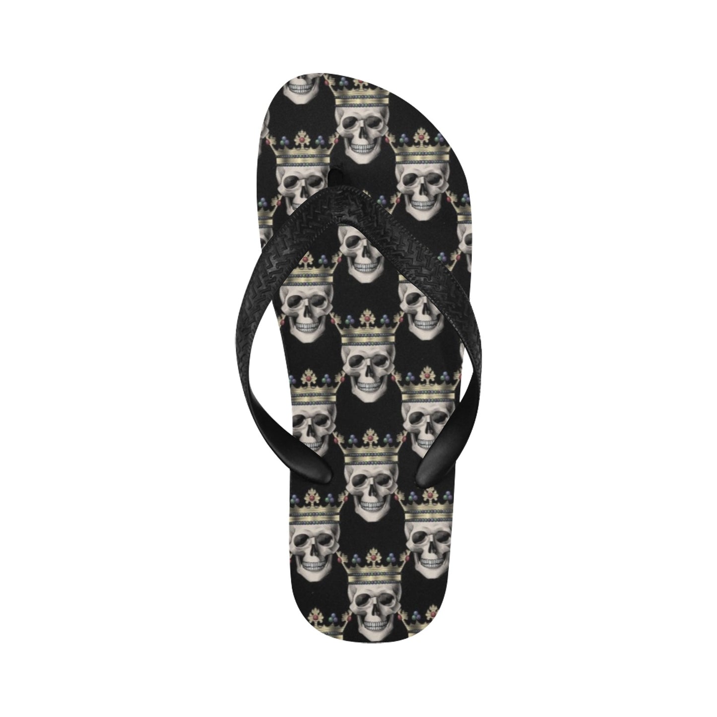 Skull King Print Design LKS3010 Flip Flops
