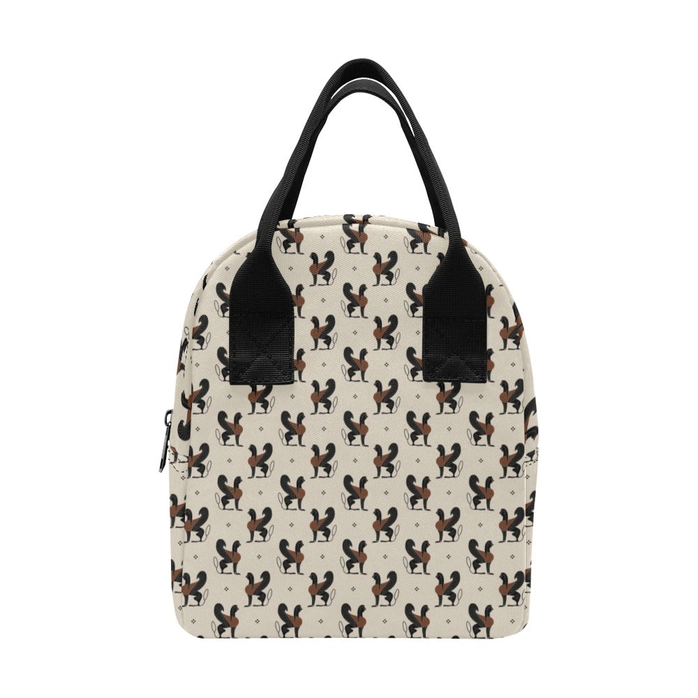 Ancient Greek Print Design LKS3010 Insulated Lunch Bag