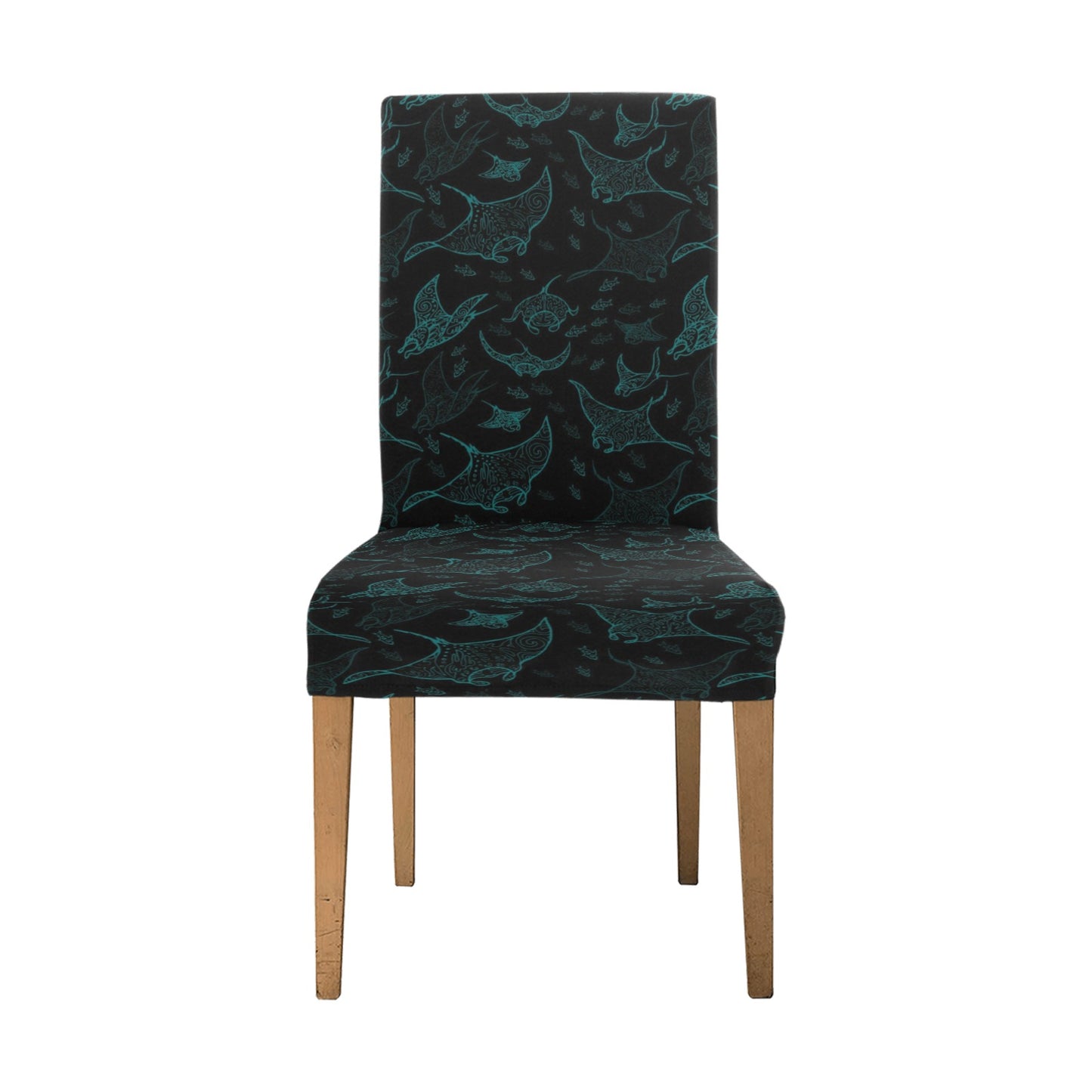 Manta Ray Print Design LKS402 Dining Chair Slipcover
