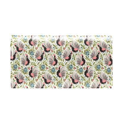 Rooster Print Design Women's Trifold Wallet