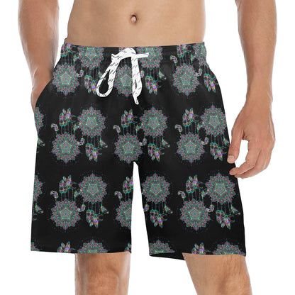 Dream Catcher Colorful Hand Draw Men's Swim Trunks Beach Shorts