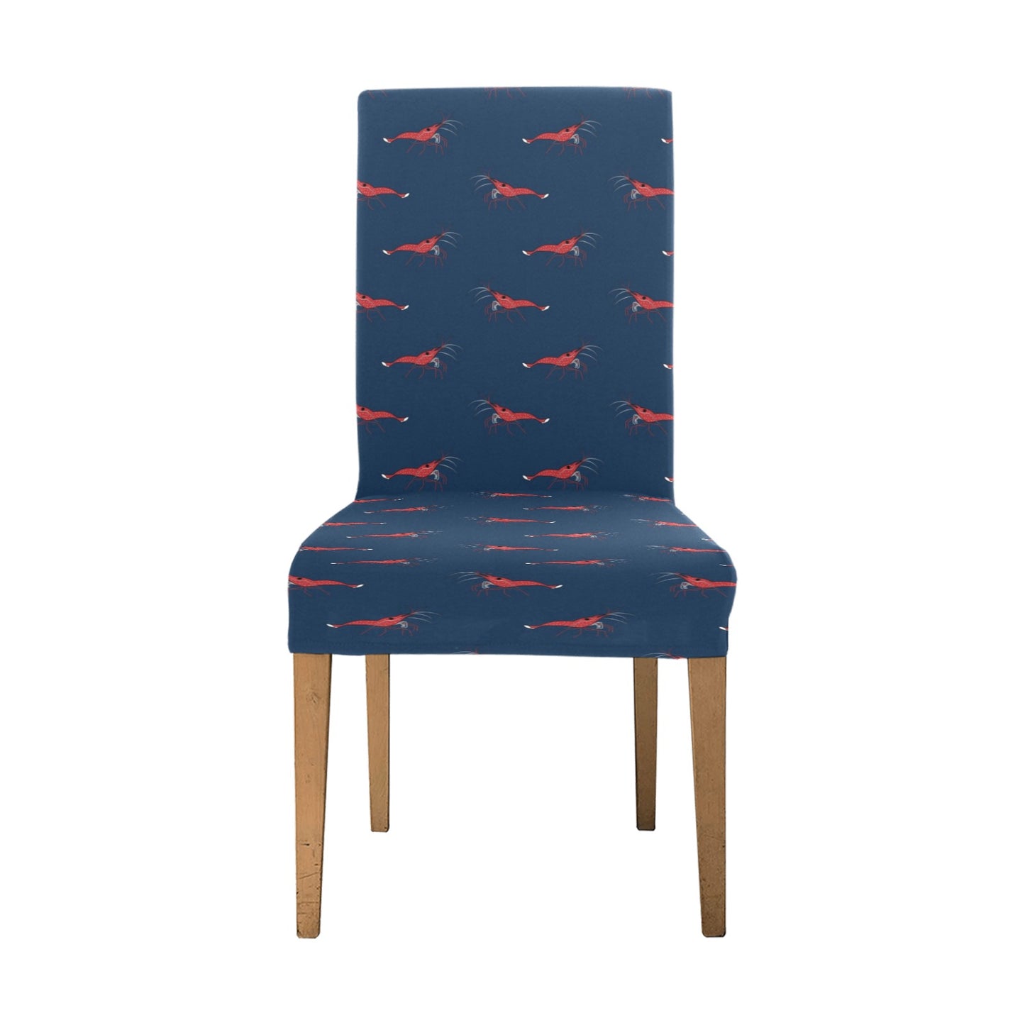 Shrimp Print Design LKS305 Dining Chair Slipcover