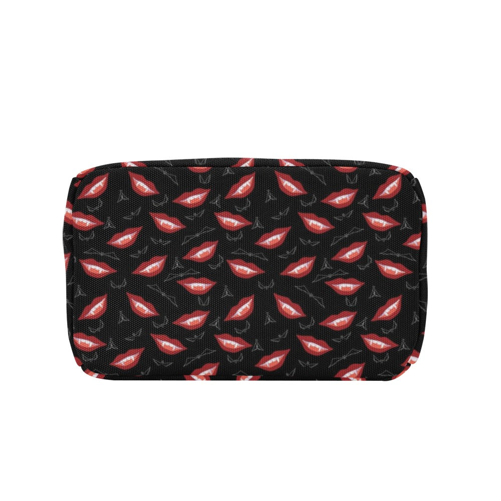 Vampire Lips Print Design LKS301 Insulated Lunch Bag