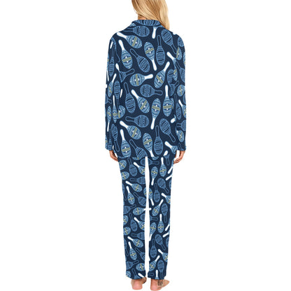 Maracas Print Design LKS401 Women's Long Pajama Set