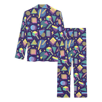 Geometric Print Design LKS401 Women's Long Pajama Set