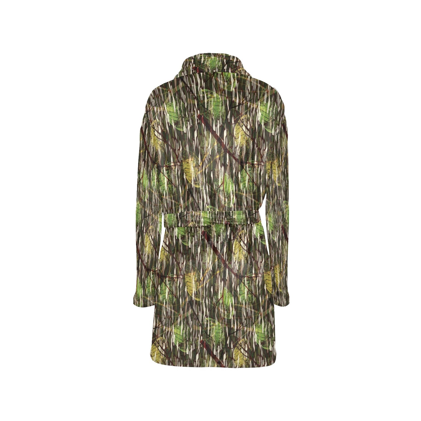 Camouflage Realtree Pattern Print Design 02 Women's Fleece Robe