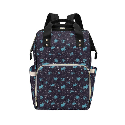 Zodiac Print Design LKS303 Diaper Bag Backpack