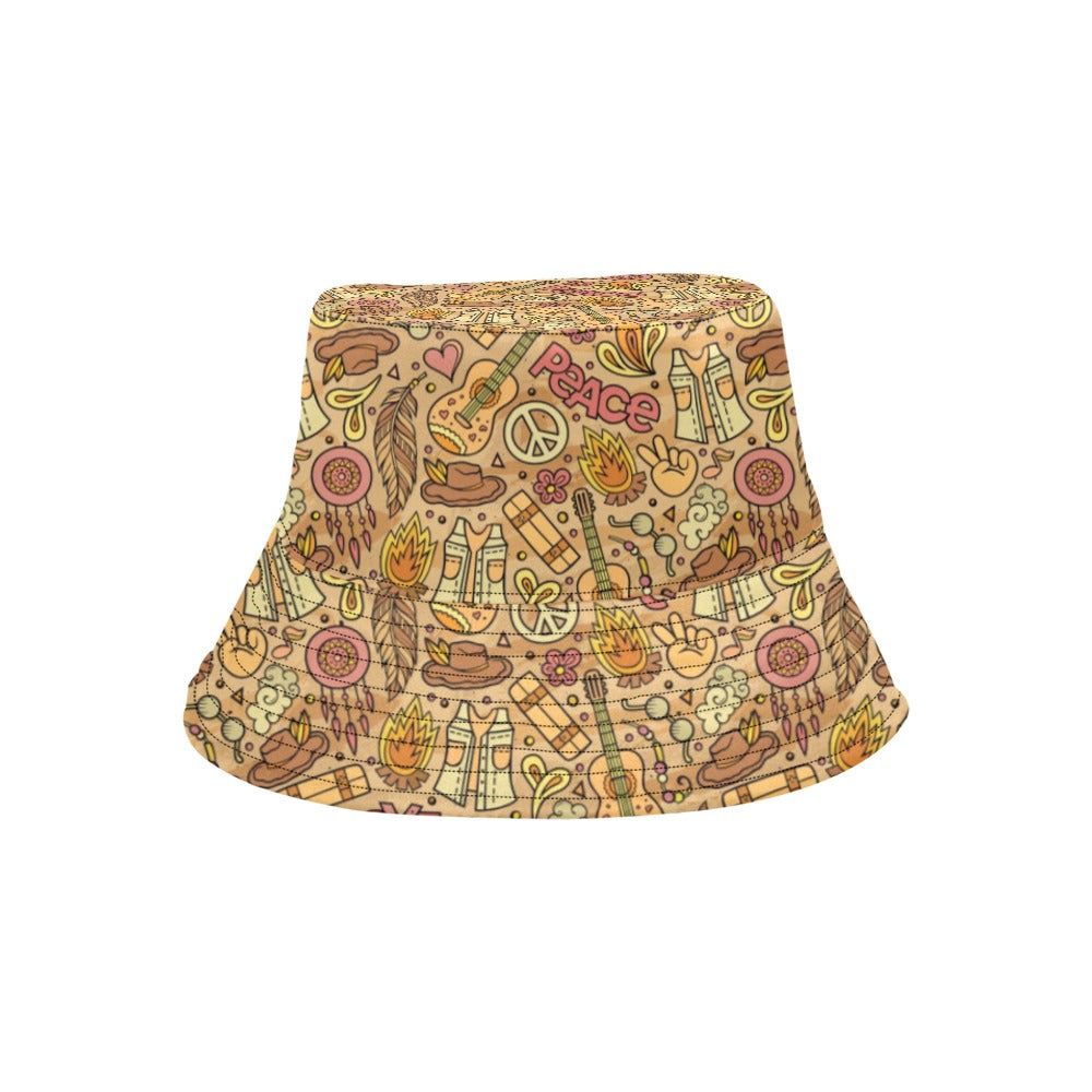 Hippie Print Design LKS305 Unisex Bucket Hat