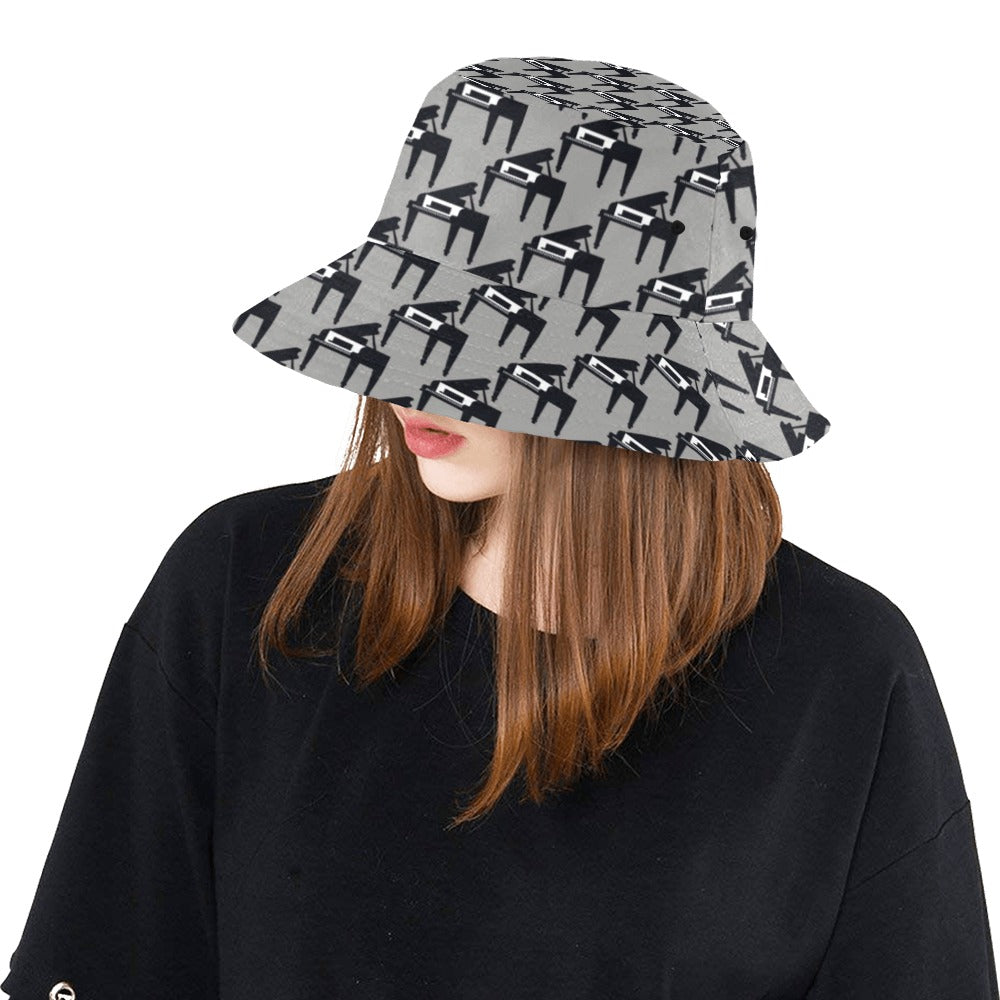 Piano Print Design LKS404 Unisex Bucket Hat