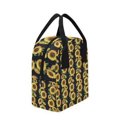 Sunflower Print Design LKS306 Insulated Lunch Bag