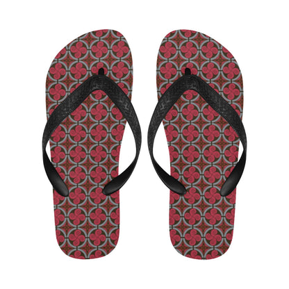 Vikings Print Design LKS301 Flip Flops