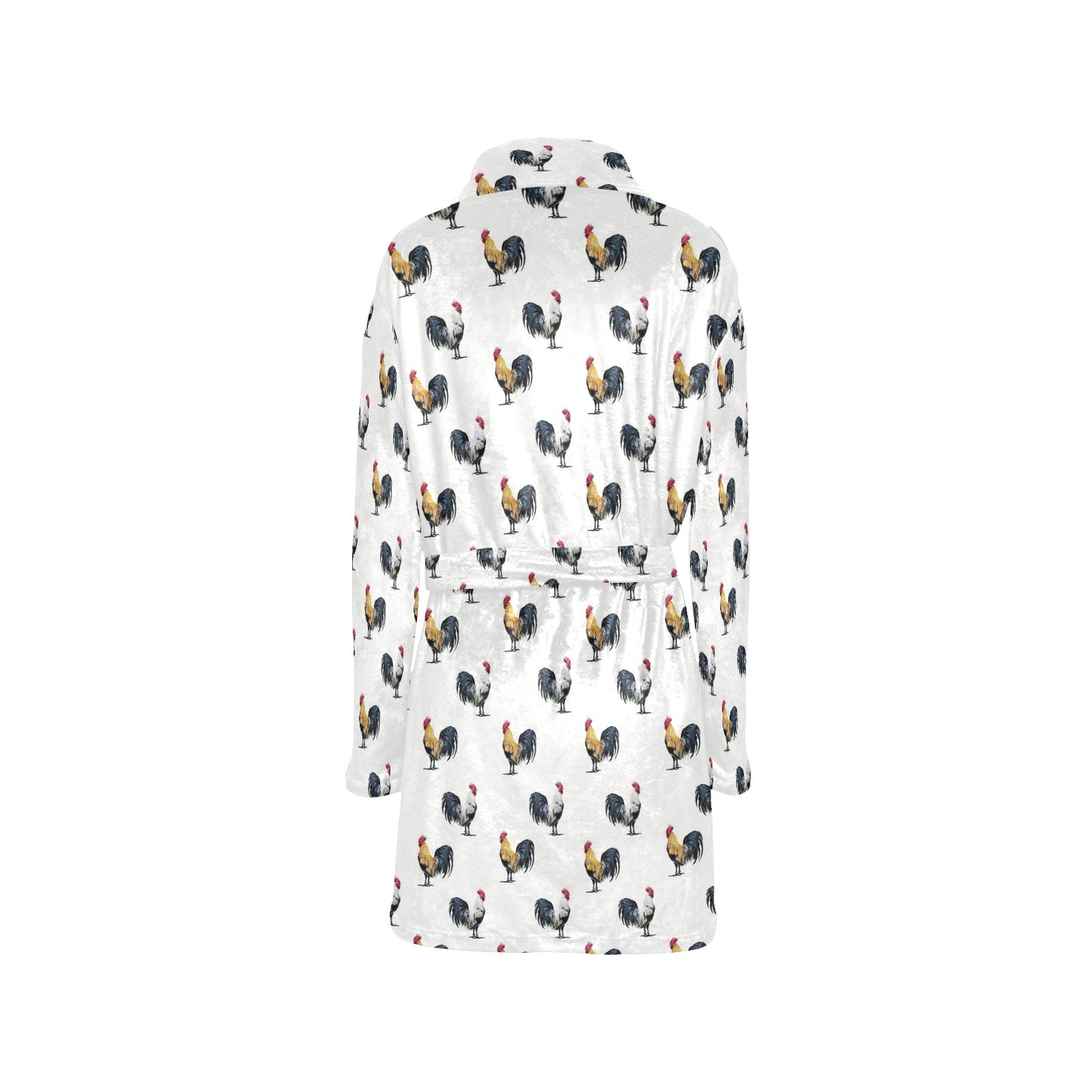 Chicken Pattern Print Design 02 Women's Fleece Robe