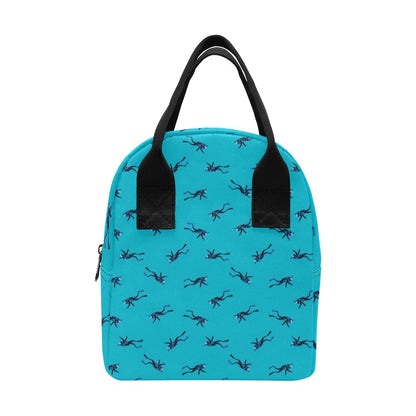 Scuba Driver Print Design LKS304 Insulated Lunch Bag