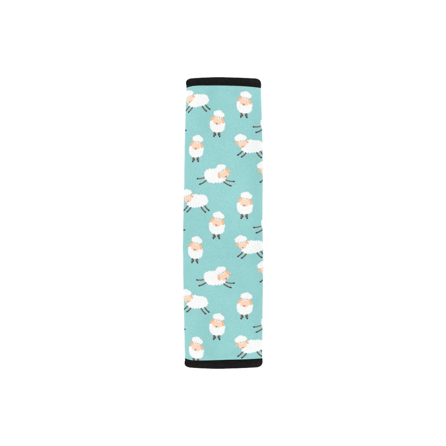 Sheep Print Design LKS406 Car Seat Belt Cover
