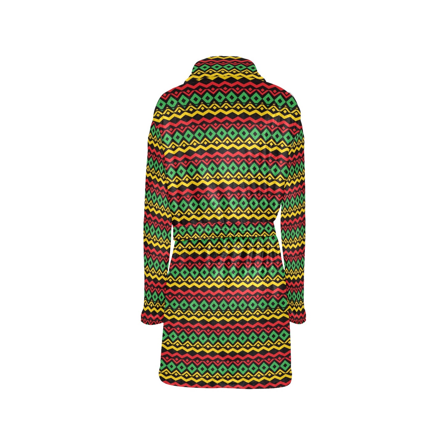 Rasta Reggae Color Themed Women's Fleece Robe
