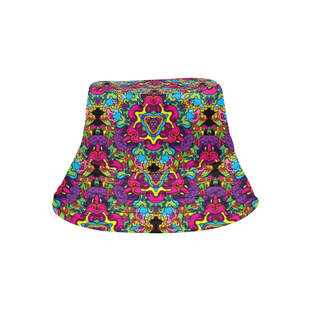 Trippy Print Design LKS303 Unisex Bucket Hat