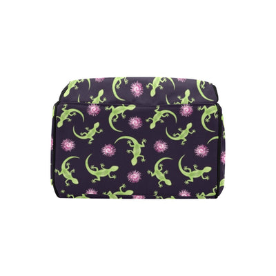 lizard Print Design LKS402 Diaper Bag Backpack