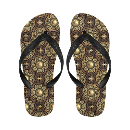 Ancient Greek Print Design LKS3012 Flip Flops