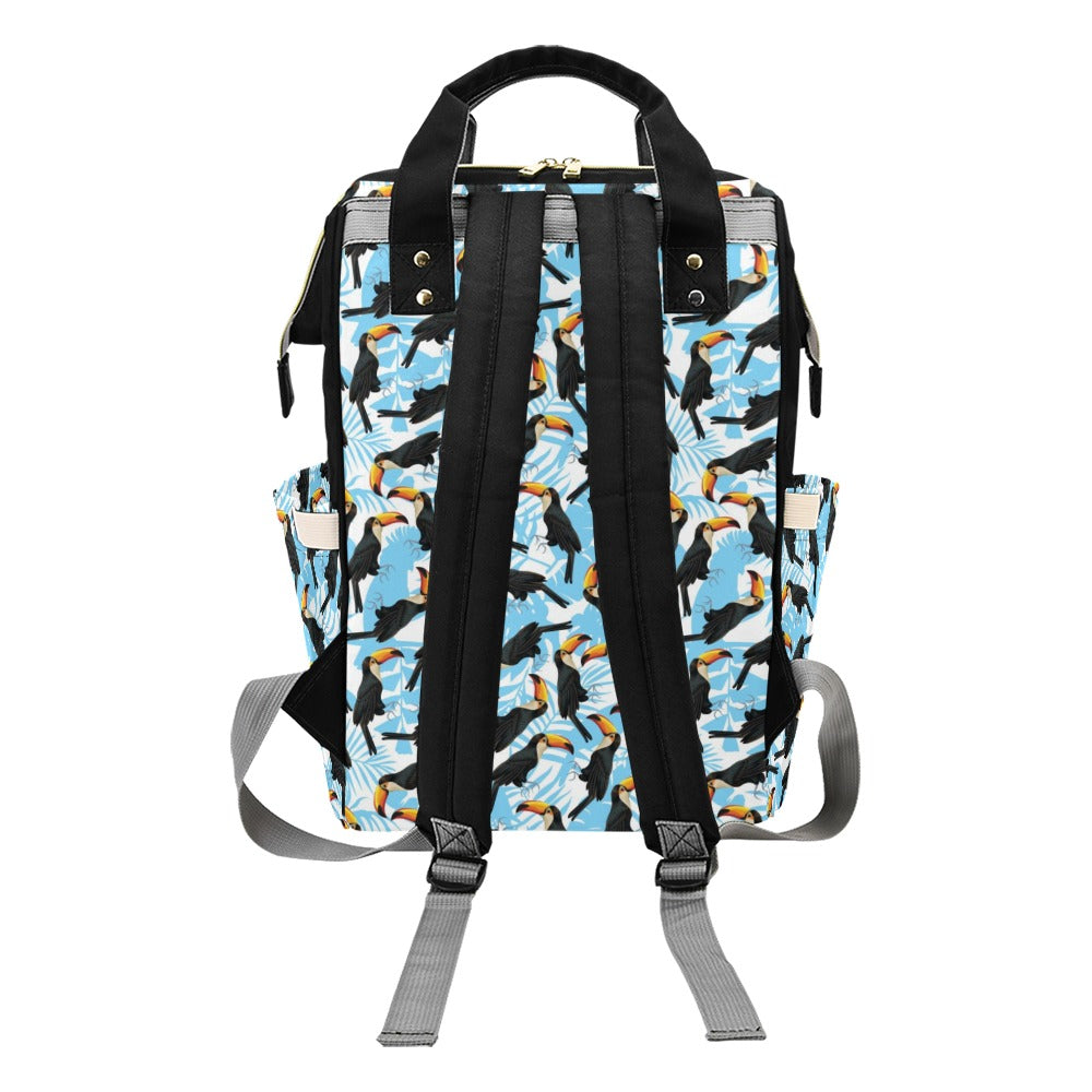 Toucan Print Design LKS303 Diaper Bag Backpack