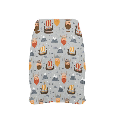 Vikings Print Design LKS307 17" Golf & Pickleball Skort with Pockets