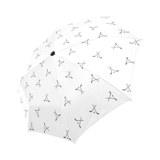 Hockey Print Design LKS304 Anti-UV Automatic Umbrella