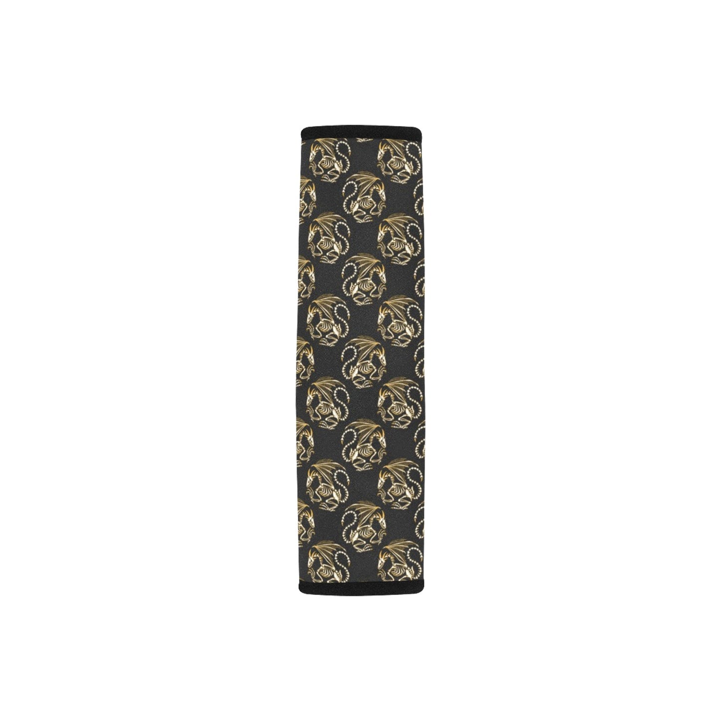 Skeleton Dragon Print Design LKS306 Car Seat Belt Cover
