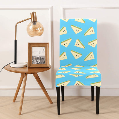 Sandwich Emoji Print Design LKS305 Dining Chair Slipcover