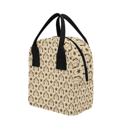 Western Cowboy Print Design LKS302 Insulated Lunch Bag