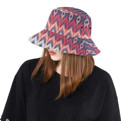 Ikat Print Design LKS401 Unisex Bucket Hat
