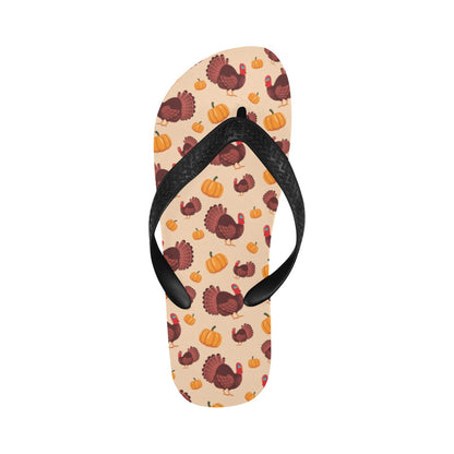 Thanksgiving Print Design LKS308 Flip Flops