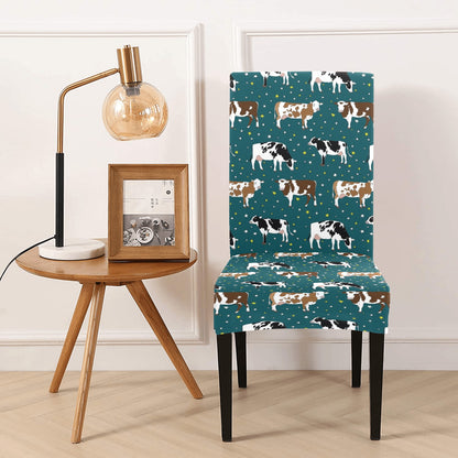 Cattle Print Design LKS404 Dining Chair Slipcover