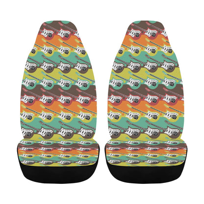 Electric Guitar Print Design LKS401 Car Seat Covers