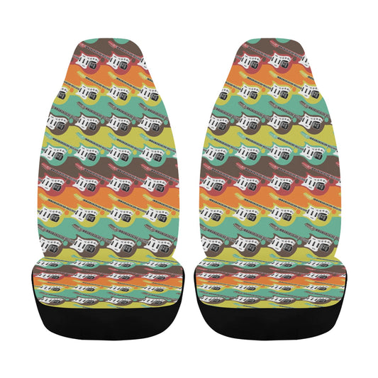 Electric Guitar Print Design LKS401 Car Seat Covers