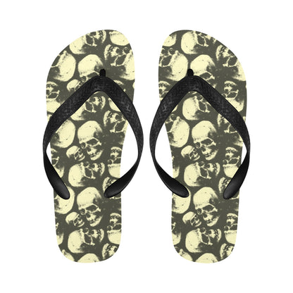 Skull Print Design LKS302 Flip Flops