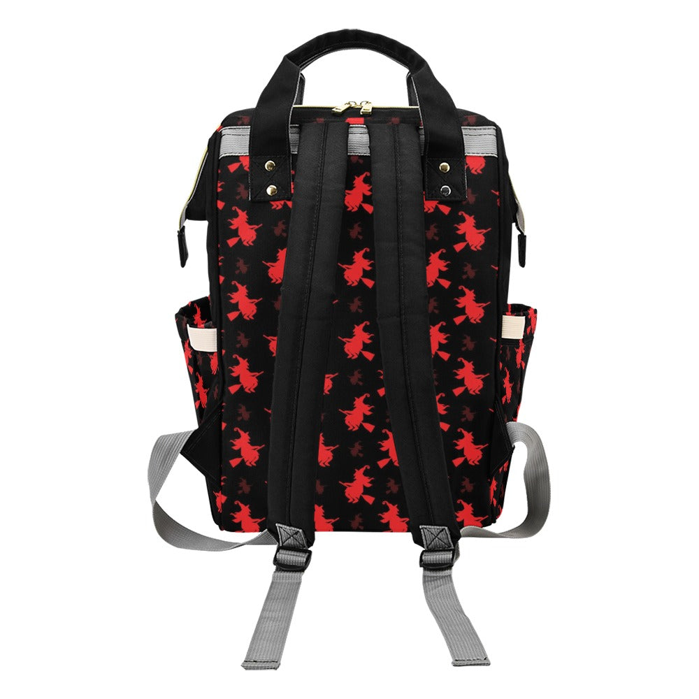 Witch Print Design LKS308 Diaper Bag Backpack