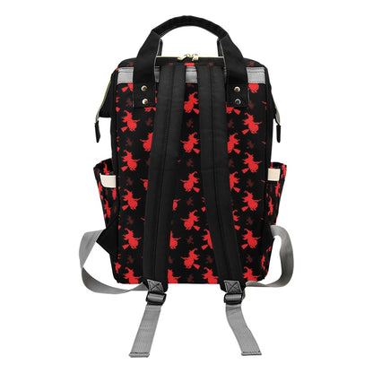 Witch Print Design LKS308 Diaper Bag Backpack