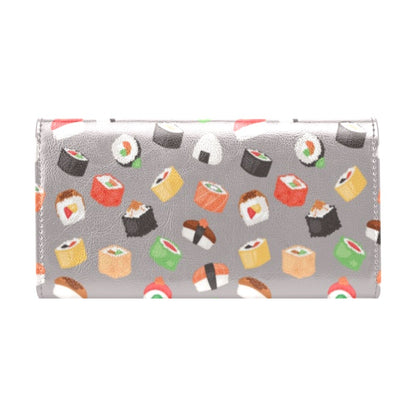 Sushi Print Design LKS307 Women's Trifold Wallet