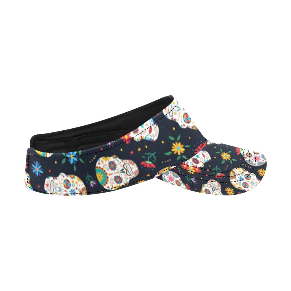 Sugar Skull Print Design LKS305 Unisex Sun Visor