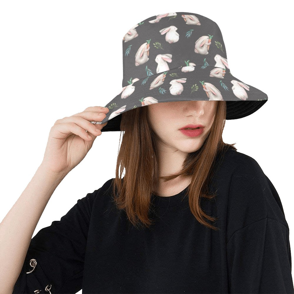 Rabbit Print Design LKS402 Unisex Bucket Hat